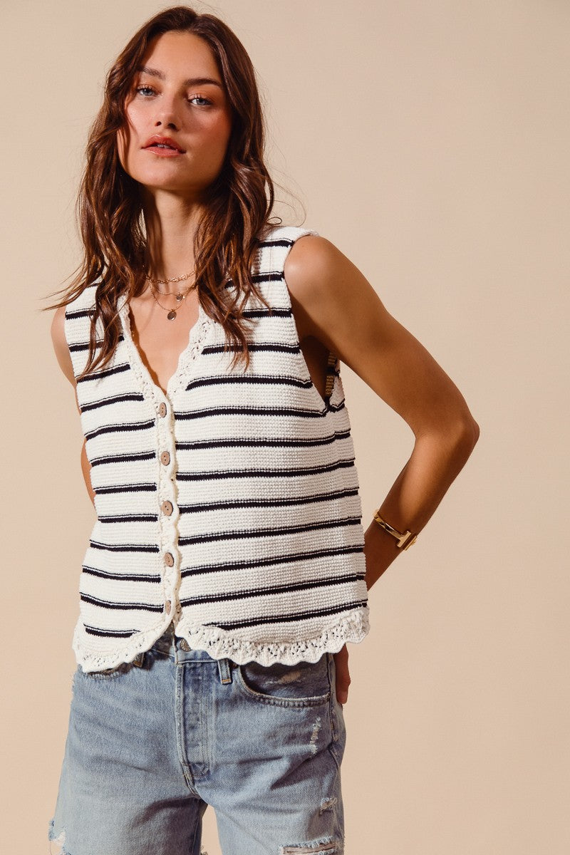 Stella striped top