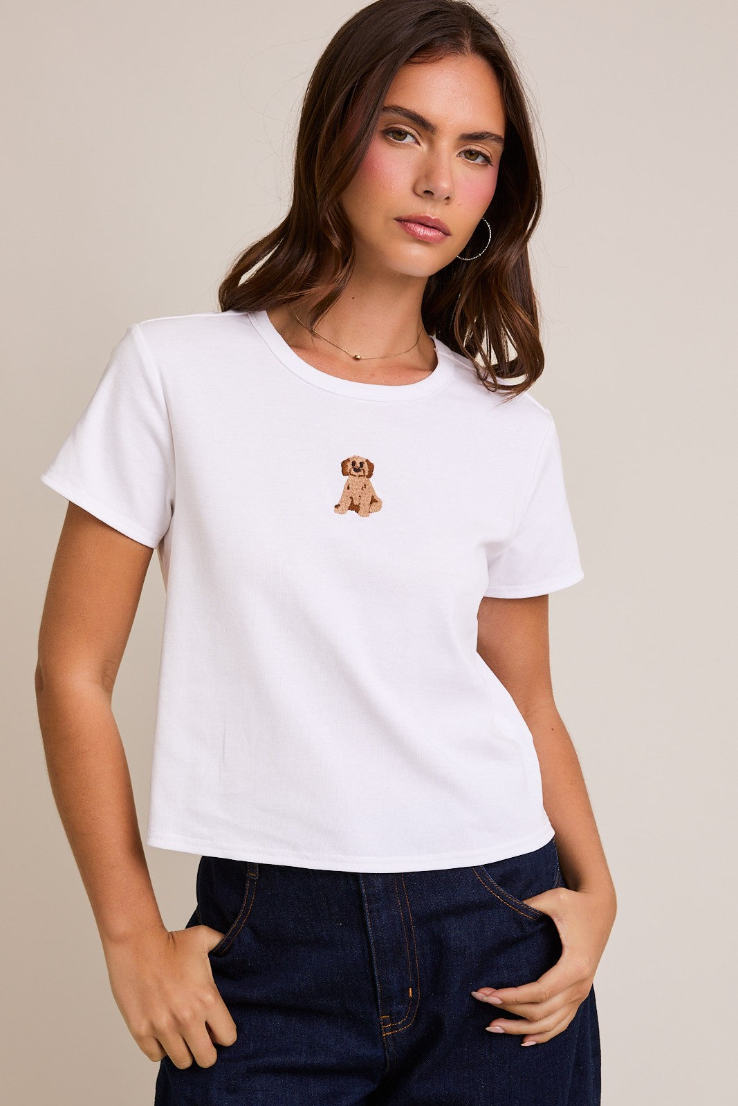 Lucy Goldendooddle Top