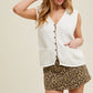 Willow Off White Vest