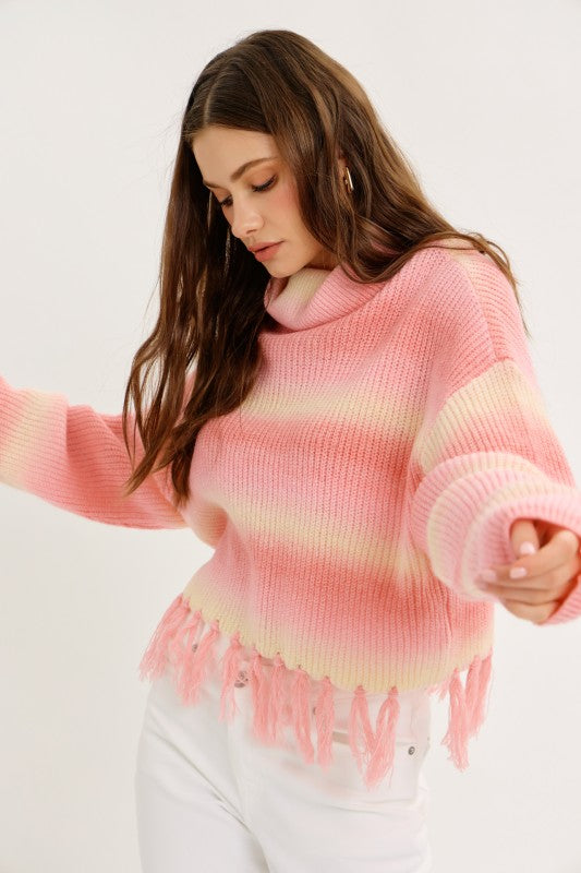 Iris Peach Sweater