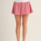 Kyla Gingham Ruched Waistband Skort