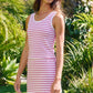 Brooke Striped Set Pink