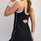 Butter Soft Court Skortsie Black