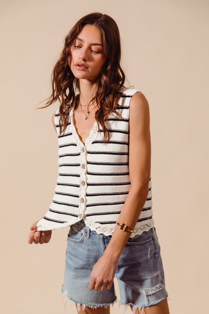 Stella striped top