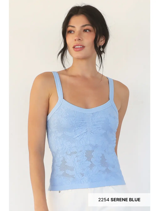 Lace V Neck Top
