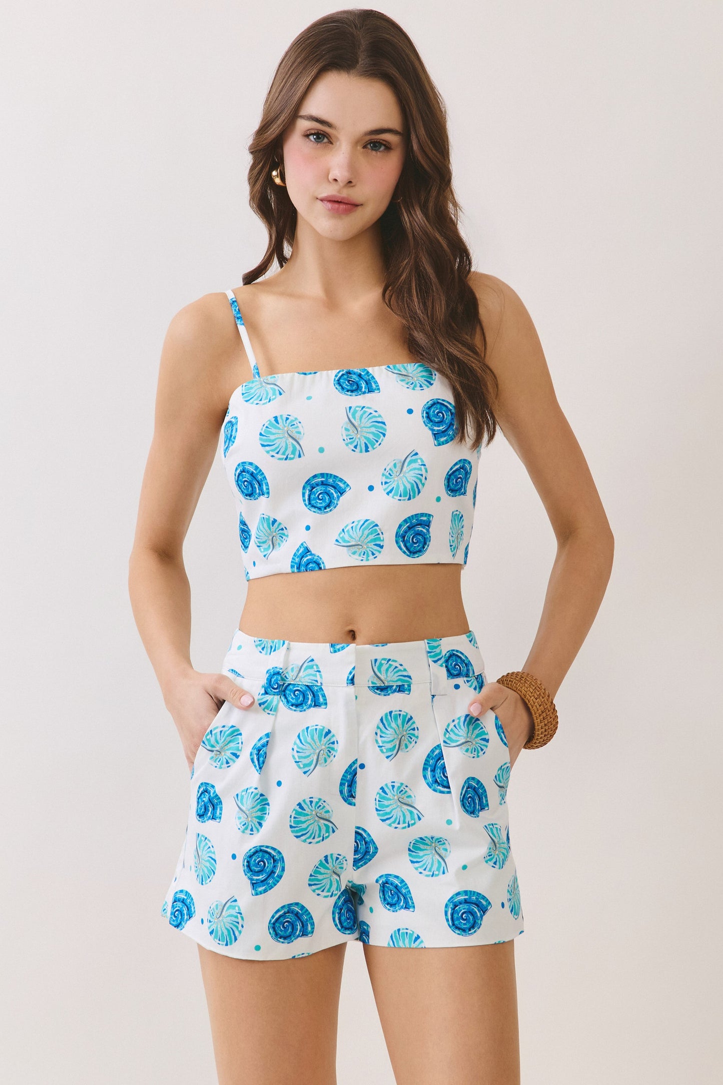 Trinity Blue Shell Top