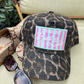 Living My Best Life - Leopard Vintage Trucker Hat