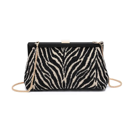 Samira - Zebra Evening Bag