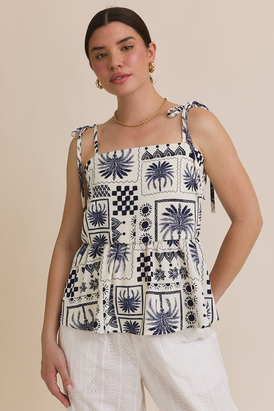Giselle Print Top
