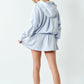 Icon Sport Cotton Hoodie Set Blue