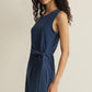 Mattie Jersey Denim Mini Dress