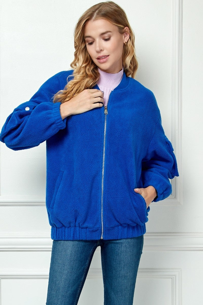 Vicki blue jacket