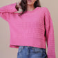 Jen Pink Knit Top
