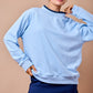 Dana Blue Mockneck