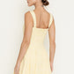 Flora yellow dress