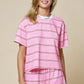 Blossom Pink Striped Tee