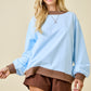 Dani Blue Color Block Top