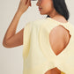 Kaia Yellow Open Back Top