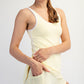 Butter Soft Court Skortsie Lemon