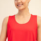 Modal tank top red