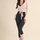 Kiara Pink Wrap Top