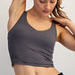 V Neck Yoga Top Charcoal