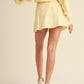 Kim A-Line Yellow Skort