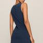 Mattie Jersey Denim Mini Dress