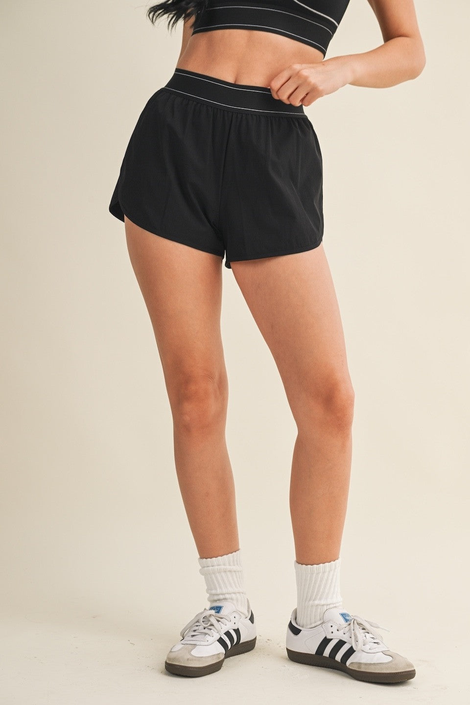Kalani Black Shorts