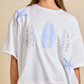 Surfboard Patchwork Tee – Coastal Summer Top