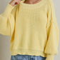 Laura Pullover Sweater Yellow