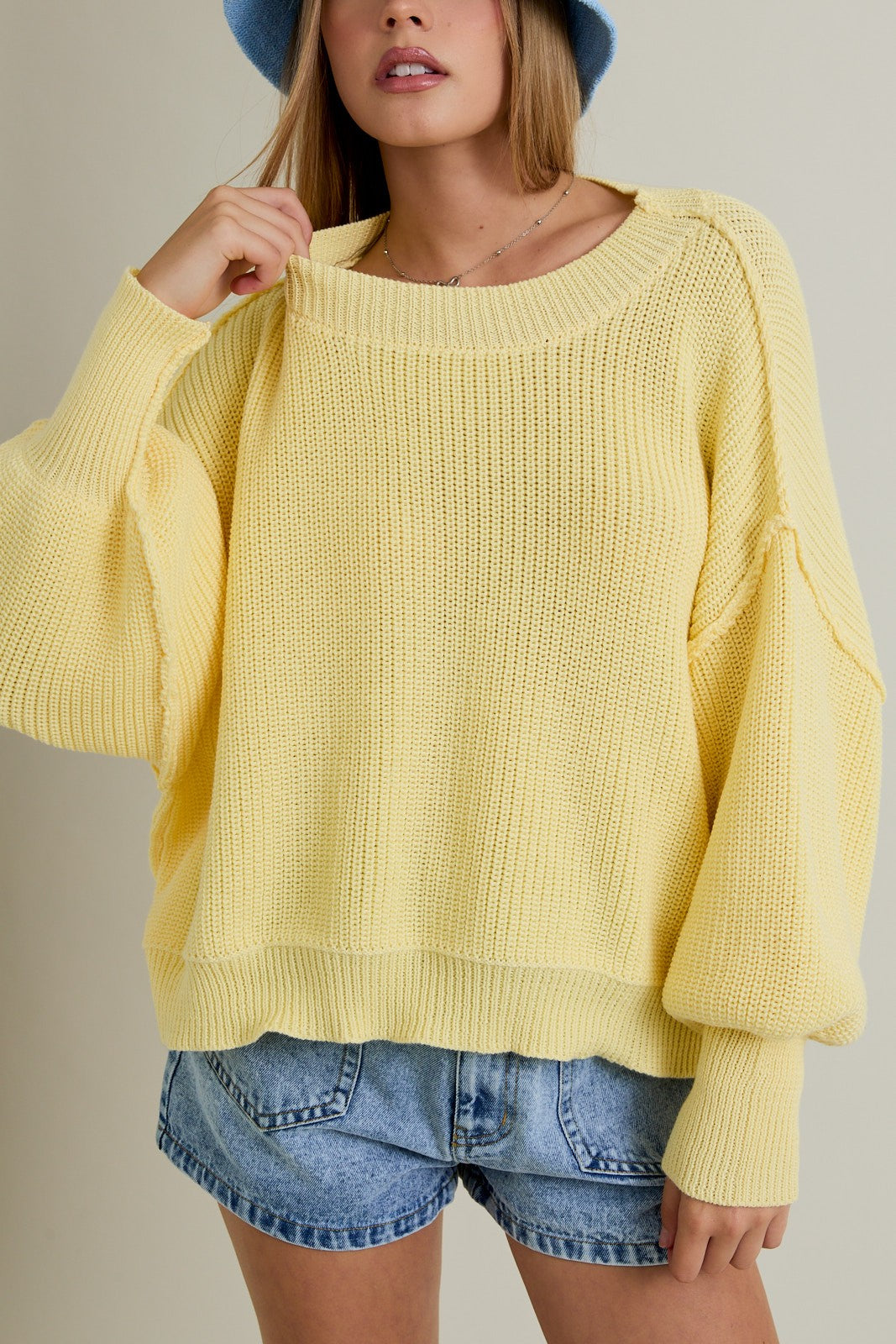 Laura Pullover Sweater Yellow