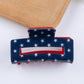 4TH of July Rectangle Hair Claw CLIPS