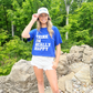I Think I'm Really Happy Crop Tee