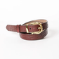 Faux Alligator Skin Leather Belt