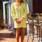 Bella yellow mini dress