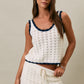 Lily Ivory and Navy Set