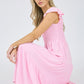 Becky Pink Maxi Dress