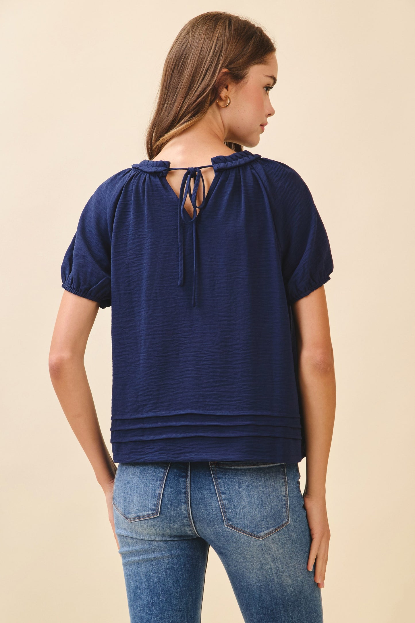 Tara Navy Top