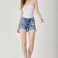 Risen High Rise Rhinestone Shorts