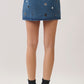 Teller Denim Mirror Skirt