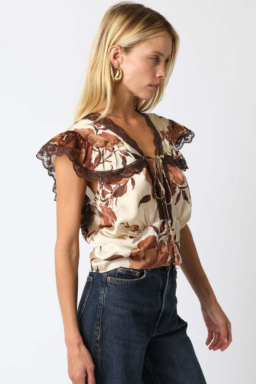 Parker Floral Lace Top