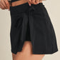 Kinsley Black Wrap Skirt