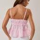 Lucy Pink Gingham Top