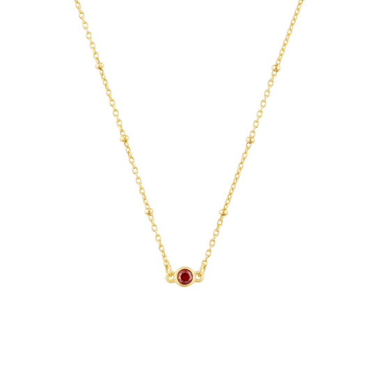Birthstone Necklace gold