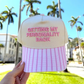 Getting My Personality Back - Pink Stripe Trucker Hat