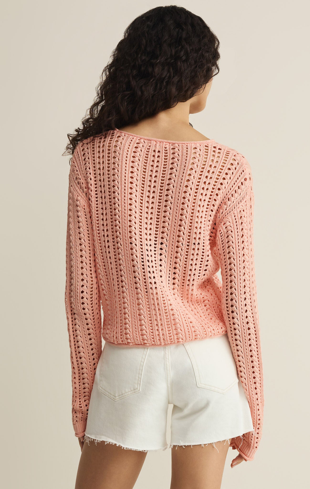Z SUPPLY Upland Crochet Sweater