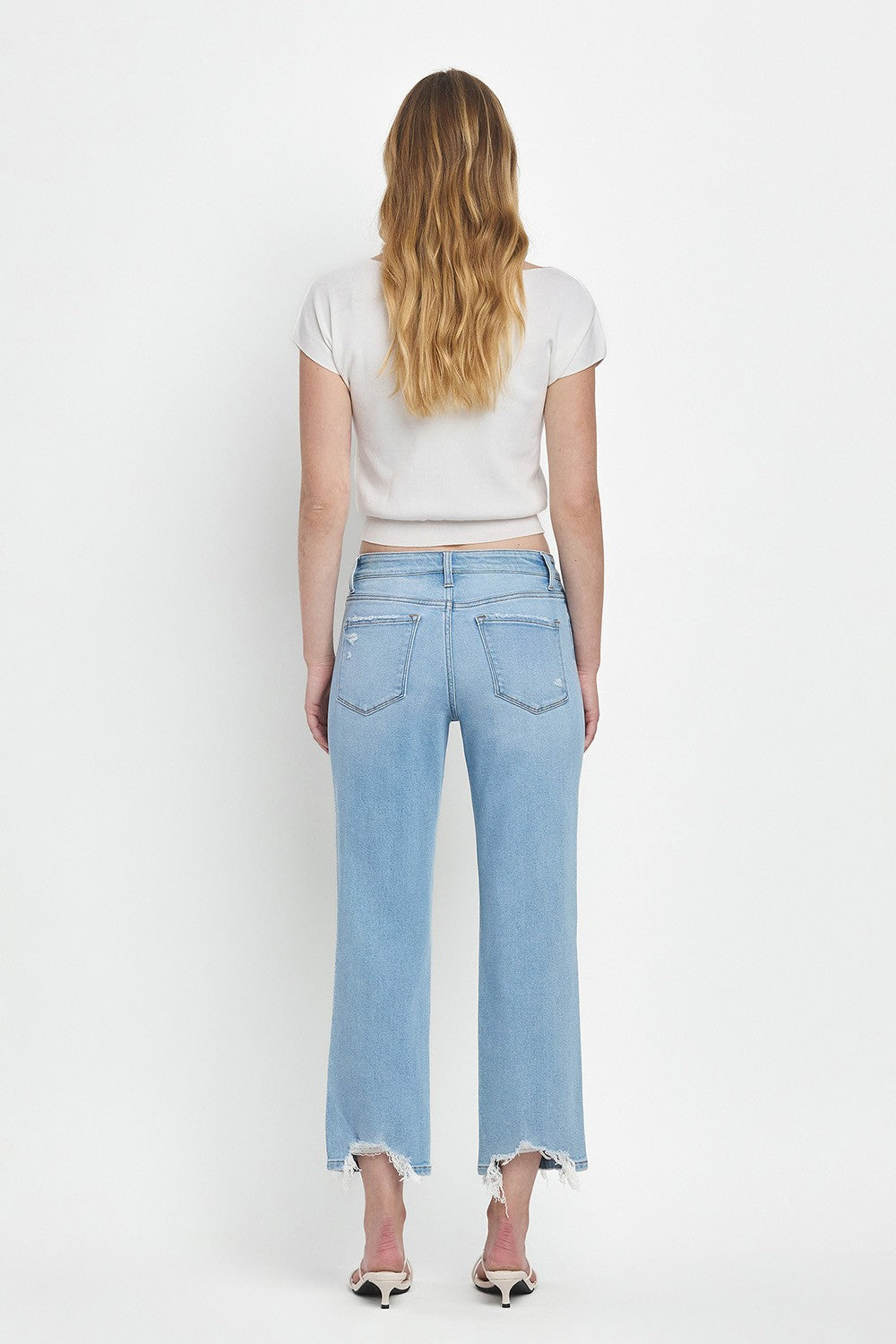 Vervet High Rise Regular Straight Jeans