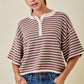 Daisy Brown Striped Top