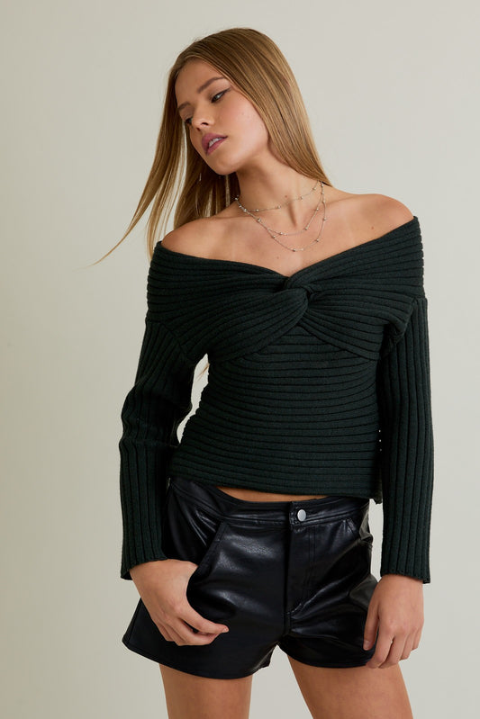 Leah Green Top
